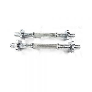 Iron Dumbbell Bar-14″ with Star Collars