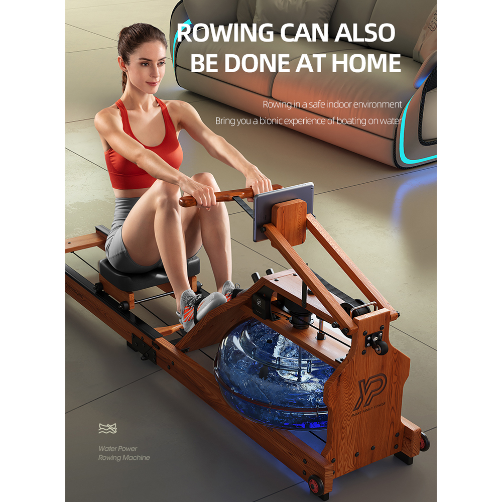 Foldable rowing machine