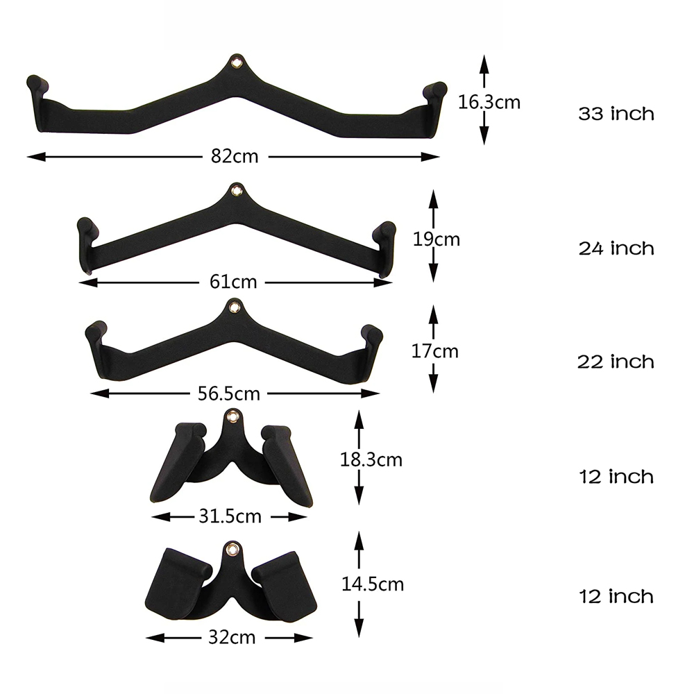 Alternative cable machine attachment set (5pcs) (CA)