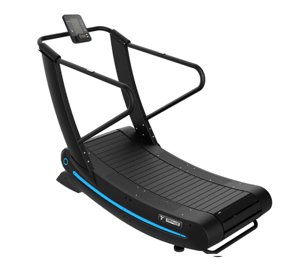 Self-Generating Curved Treadmill